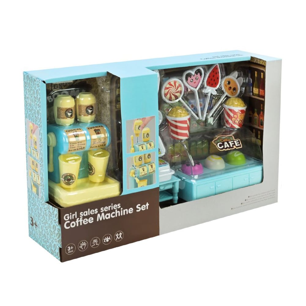 Іграшковий набір Shantou Jinxing Coffee Machine Set від 3 років, 15 деталей (71022-47)